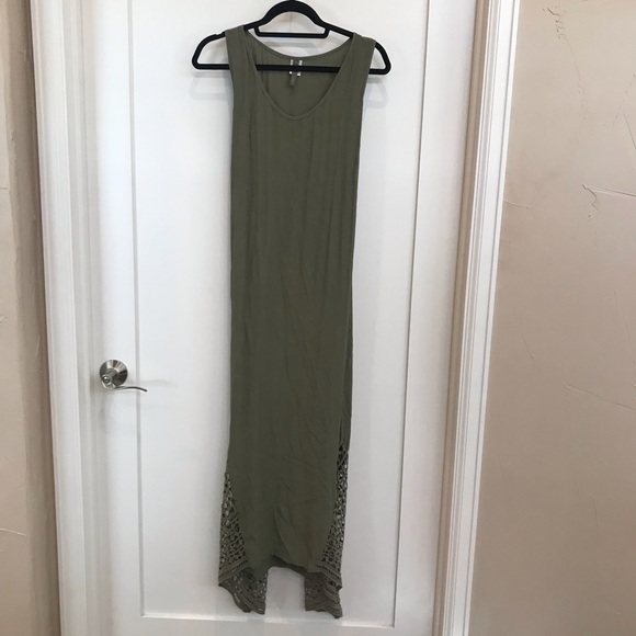 XCVI Dresses Xcvi Crochet Handkerchief Maxi Summer Dress Xl Poshmark